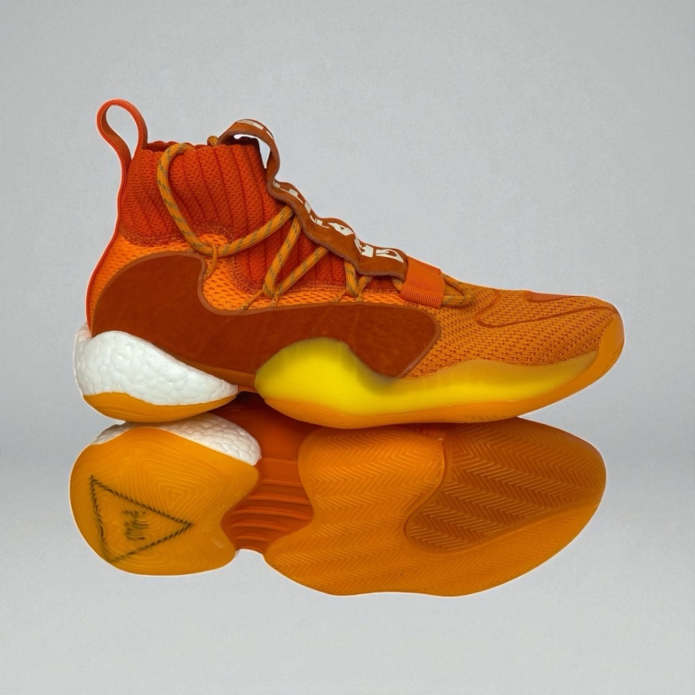 Adidas Pharrell Williams Crazy BYW X PRD Orange Human Race Sneakers Men’s Size 9